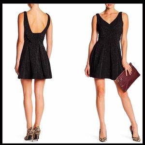 Betsey Johnson Black Bow back Dress